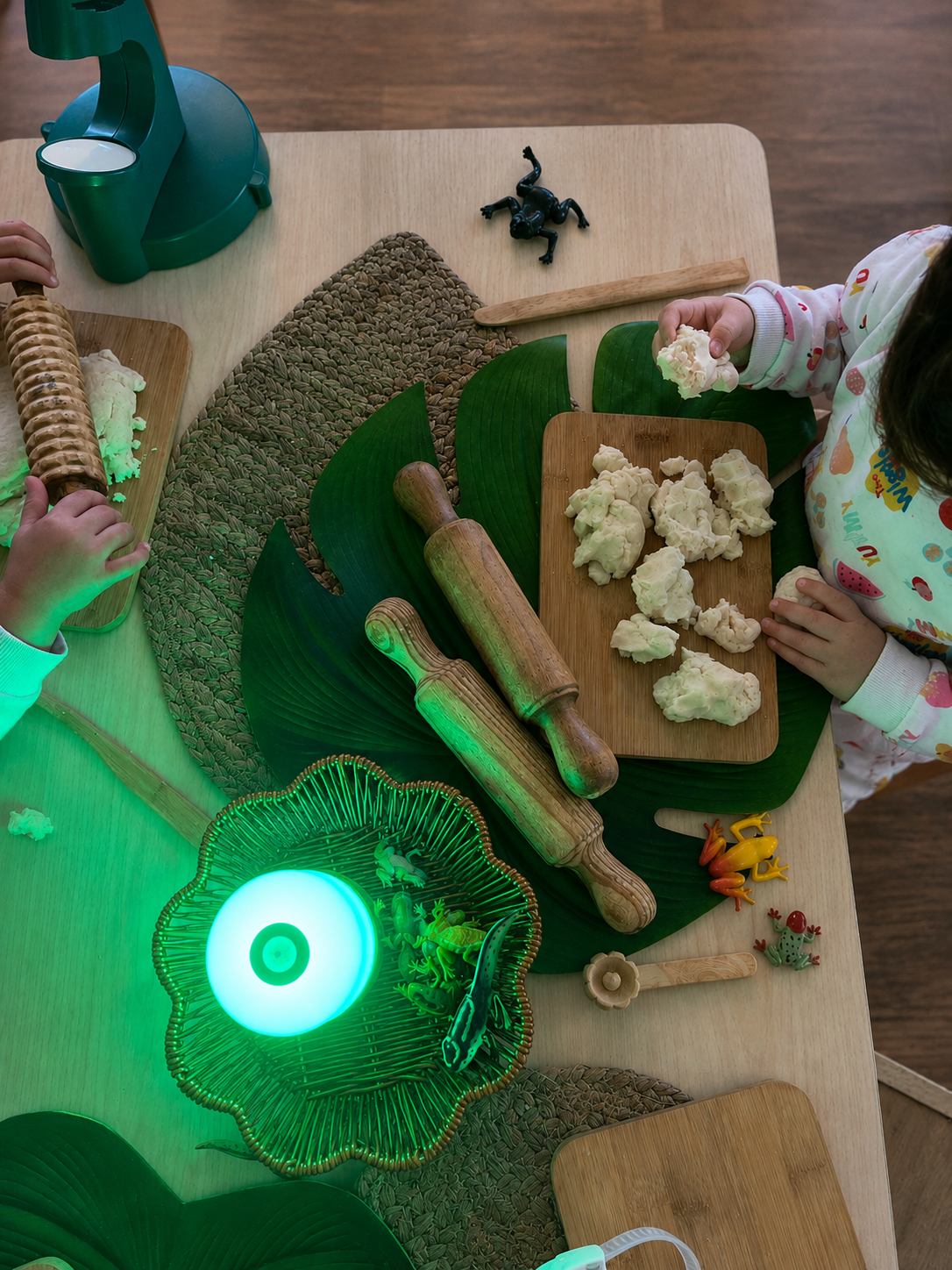 Children learning through play at Lakeview Preschool